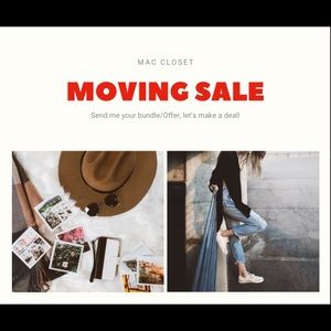 MOVING SALE!!!